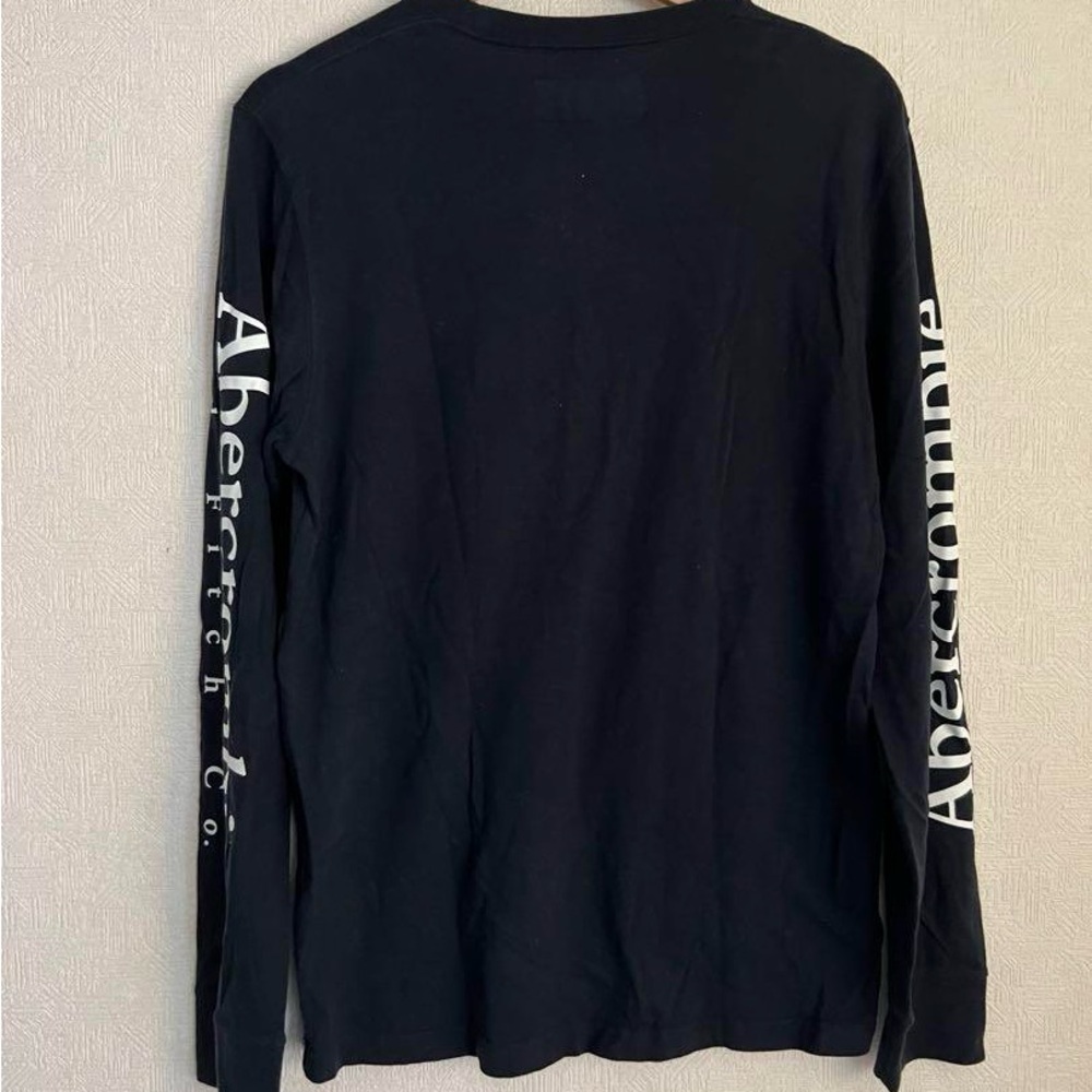 Abercrombie Black Long Sleeve Shirt soft AF size M - Picture 3 of 5
